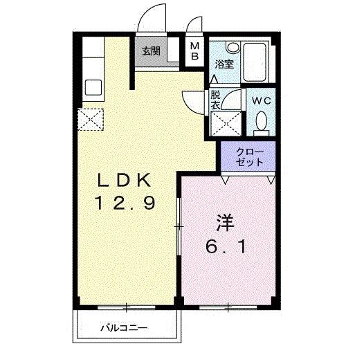 バード・ヒルＢ（202） 間取り図画像