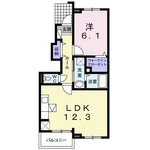 ラフレシール（102） 間取り図画像