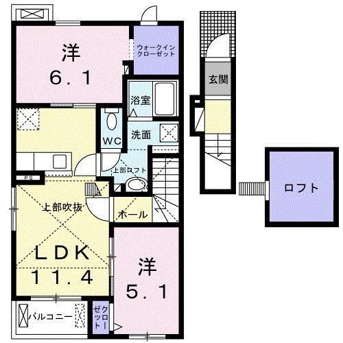 エタニティー　Ⅰ（203） 間取り図画像