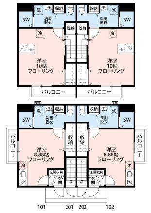  間取り図写真