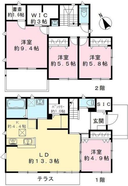 間取り図写真
