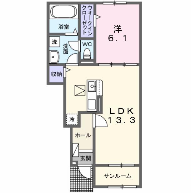 フォーエヴァーヒルズ（103） 間取り図画像