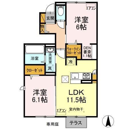 エタニティ　Ⅰ・Ⅱ・Ⅲ・Ⅳ（Ⅲ102） 間取り図画像