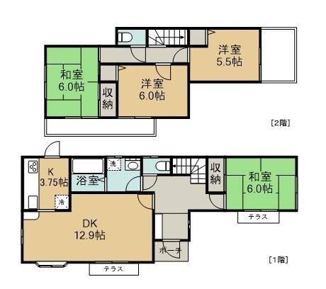 守谷市本町U邸（1） 間取り図画像