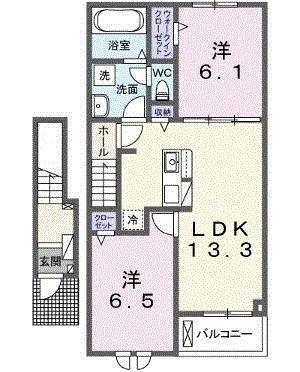 ノイエ　ハイマート（204） 間取り図画像