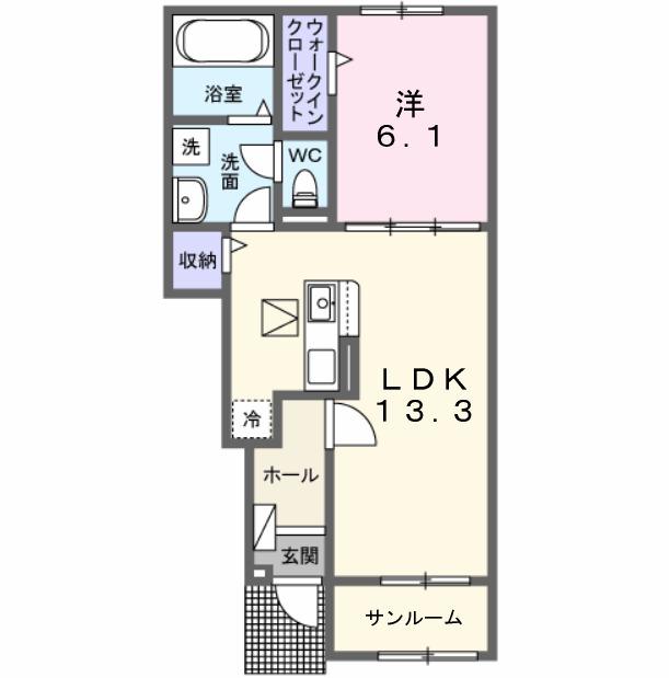 ノイエ　ハイマート（104） 間取り図画像