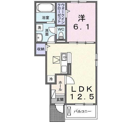 アンフィニ　アムールⅡ（103） 間取り図画像