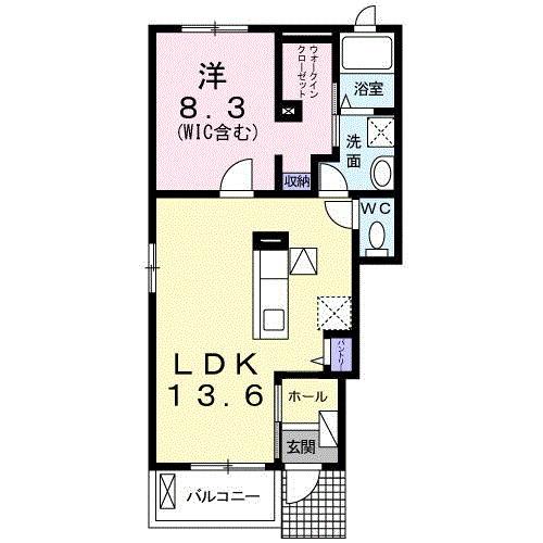 ＨＪ　レジデンスⅠ（101） 間取り図画像