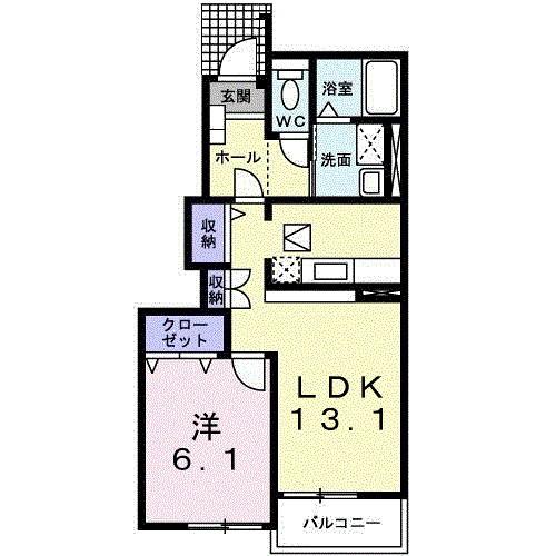 メリディオⅡ（101） 間取り図画像