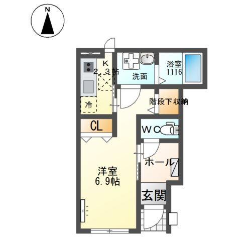仮）守谷市松ヶ丘５丁目アパート新築工事 間取り図画像