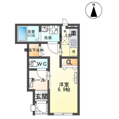 仮）守谷市松ヶ丘５丁目アパート新築工事 間取り図画像