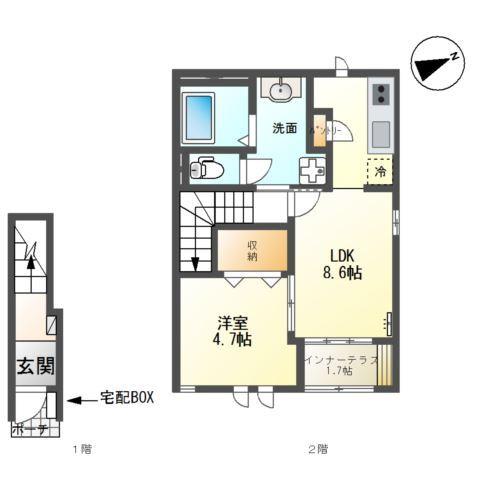 コリーナ 間取り図画像