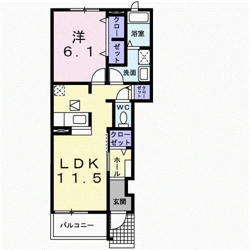 プランドール（103） 間取り図画像