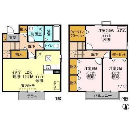  間取り図写真
