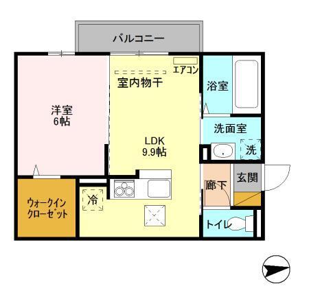 Always Friendly 学園南（105） 間取り図画像