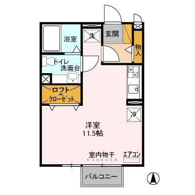 esperanza(エスペランサ)　Ａ・Ｂ（A203） 間取り図画像