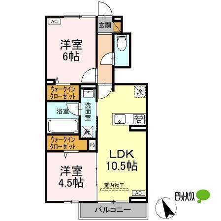 バイヤンツリーばんどう（102） 間取り図画像