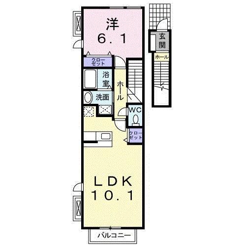 アウローラⅠ（203） 間取り図画像