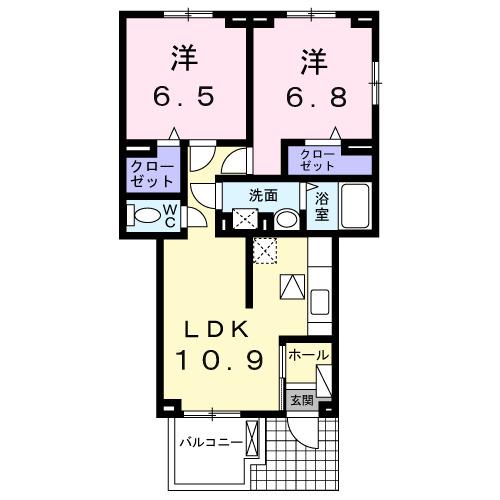 メゾン　ゆめみの（103） 間取り図画像