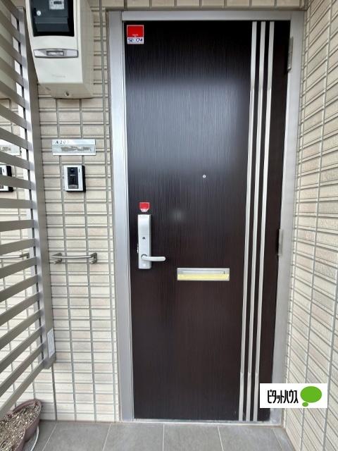 守谷市本町アパート 玄関