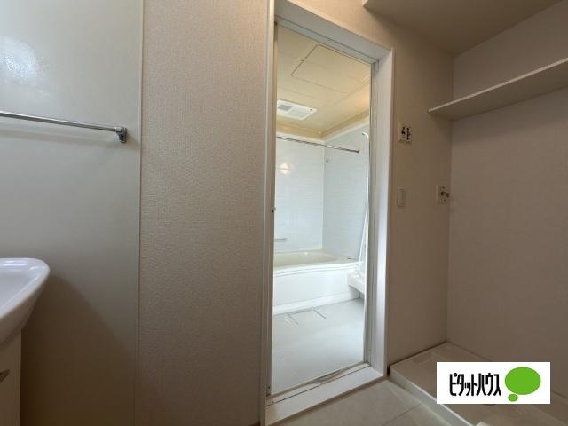 守谷市松ケ丘アパート 洗面