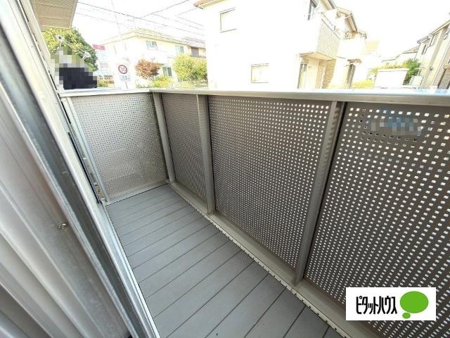守谷市松ケ丘アパート バルコニー