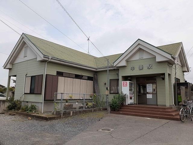 関東鉄道常総線中妻駅：640m