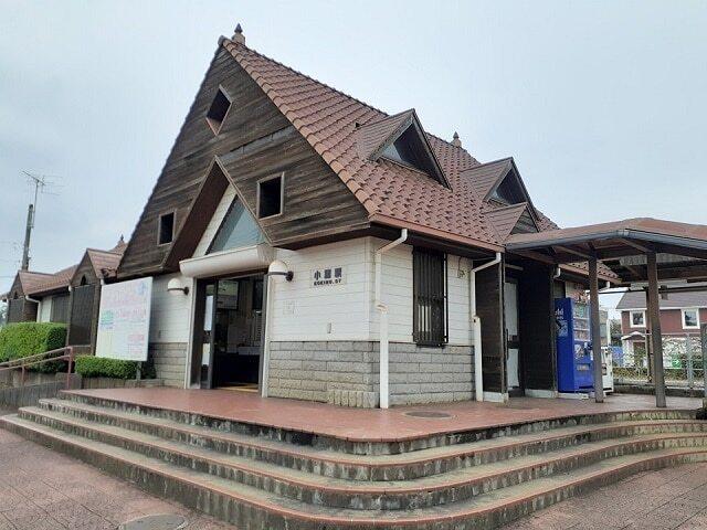 関東鉄道常総線小絹駅：1000m