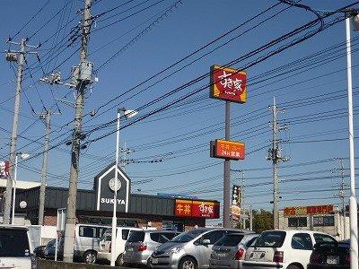 すき家守谷店：1060m