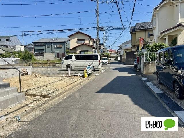 ＼新築／取手市新取手2丁目1期【1号棟】 前面道路含む現地写真