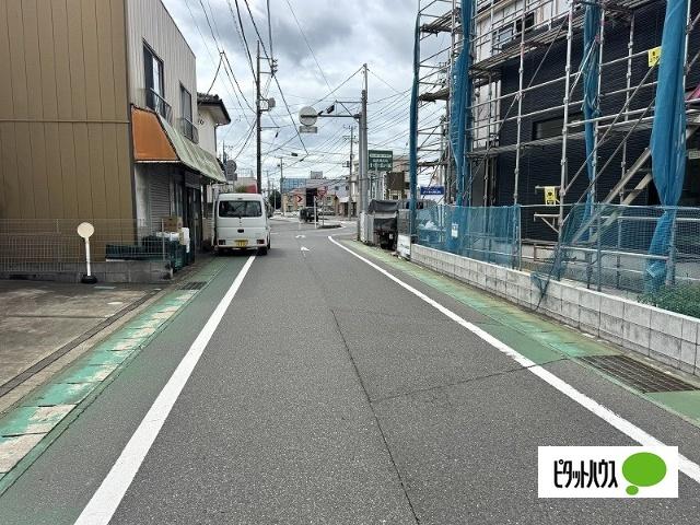 ＼新築／取手市白山6丁目８期【1号棟】 前面道路含む現地写真