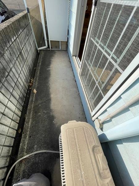 倉敷市玉島上成アパート バルコニー