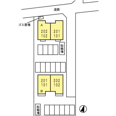 レユシール　Ａ棟 駐車場