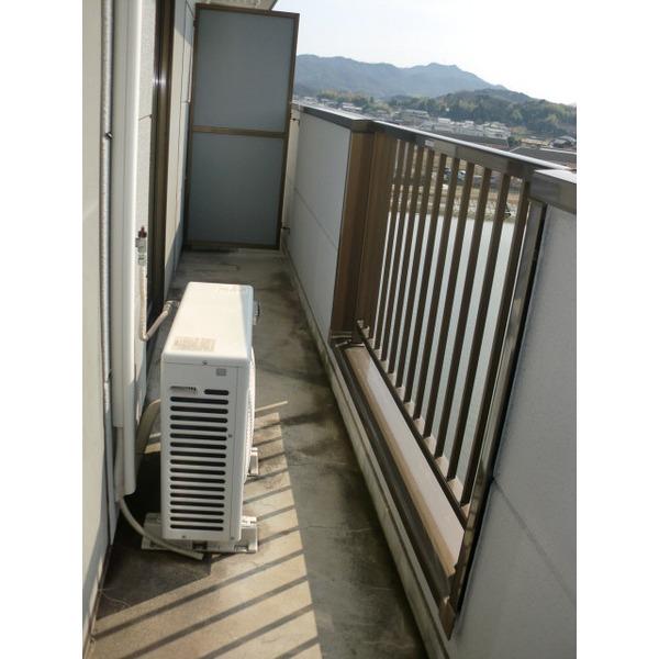 浅口市鴨方町深田マンション バルコニー