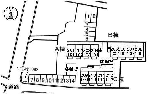 ディアエスタ　Ａ棟 駐車場