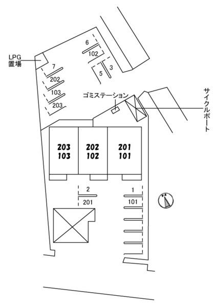 グラジーク 駐車場