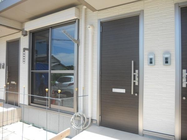 倉敷市玉島アパート 玄関