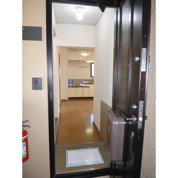 倉敷市玉島アパート 玄関