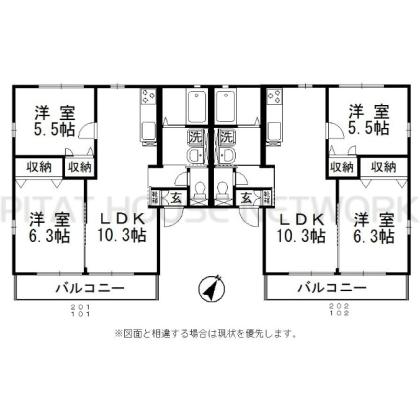  間取り図写真