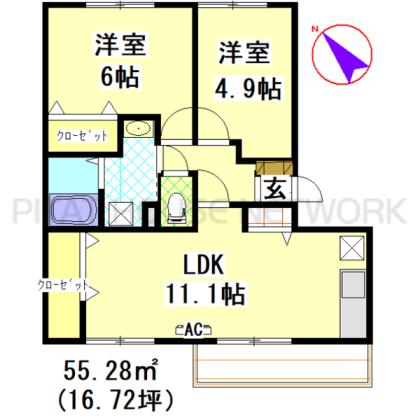  間取り図写真