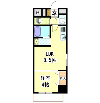 メゾンアルベロ 間取り図画像