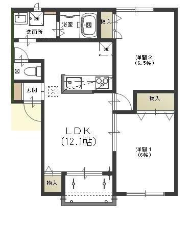  間取り図写真