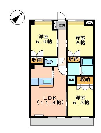  間取り図写真
