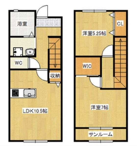 テタンジェ 間取り図画像