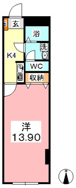 浅口郡里庄町大字里見マンション 間取り図画像