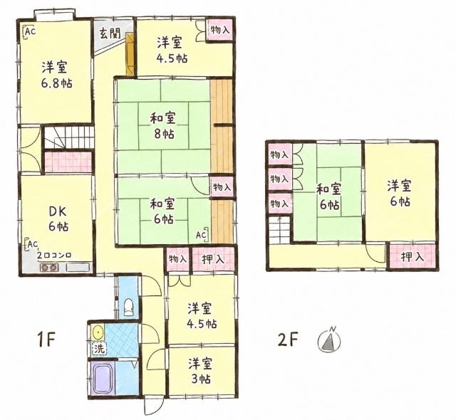 間取り図写真