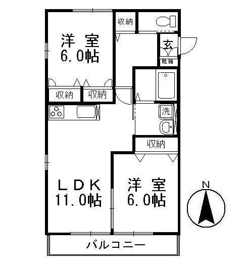 アネシス 間取り図画像