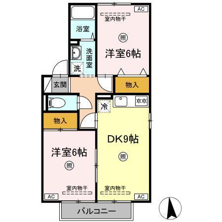 ドミール２１（101） 間取り図画像