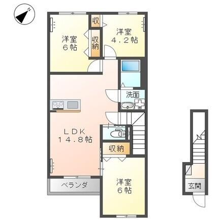 ネオ　ソレイユⅡ 間取り図画像