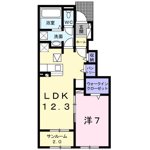 カーサ　フォルトゥ−ナ（103） 間取り図画像